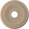 Ekena Millwork Berkshire PVC Medallion (Canopies up to 7"), 16"OD x 3 1/2"ID x 1"P, UltraCover Satin Smokey Beige CMP16BEGBE - alternate 1